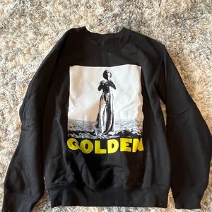 Harry styles golden sweatshirt